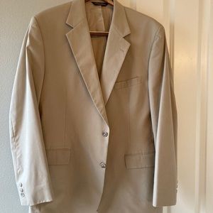 Men’s Brooks Brothers Khaki Cotton Suit